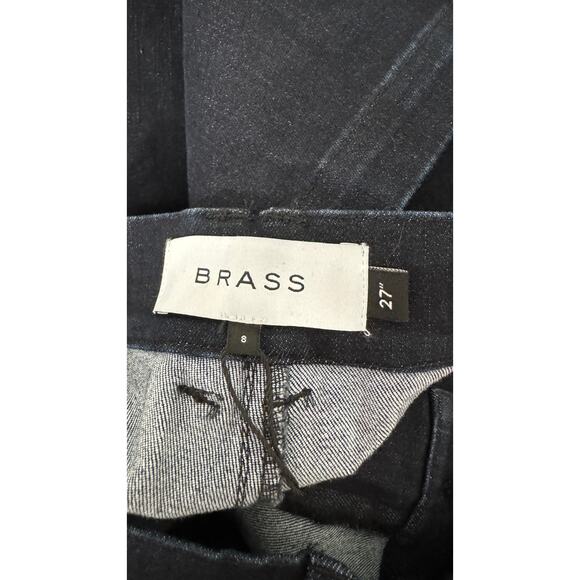 Brass The Sailor Pant Jeans Womens Size 8 Indigo Blue Dark Wash Wide Leg New - Picture 11 of 14